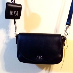 Rae Dunn Crossbody Bag New Black